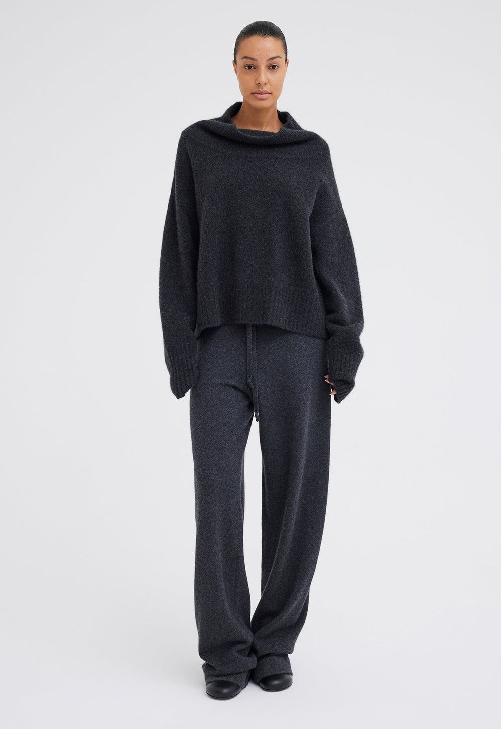 Jac+Jack Citizen Cashmere Sweater - Char Marle Grey